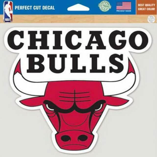 Chicago Bulls 8" x 8" Perfect Cut Color Decal