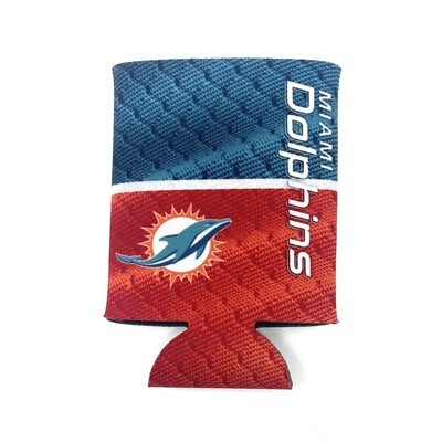 Miami Dolphins 12 Ounce Can Cooler Koozie