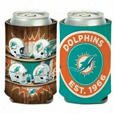 Miami Dolphins Evolution 12 Ounce Can Cooler Koozie