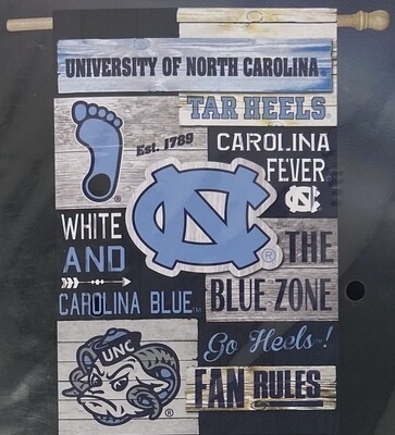 North Carolina Tar Heels 28" x 44" Decorative Team Flag