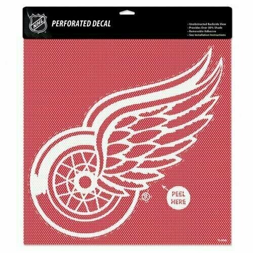 Detroit Red Wings 17" x 17" Perforated Decal