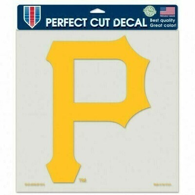 Pittsburgh Pirates 8" x 8" Perfect Cut Color Decal