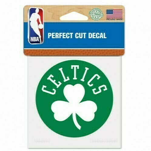 Boston Celtics 4" x 4" Perfect Cut Color Decal