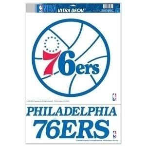 Philadelphia 76ers 11" x 17" Ultra 2 Piece Decal