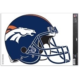 Denver Broncos 11 Denver Broncos 11" x 17" Ultra 1 Piece Decal