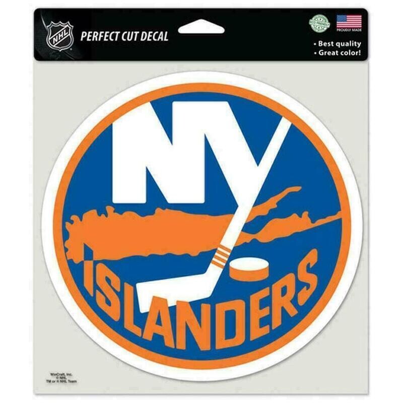 New York Islanders 8" x 8" Perfect Cut Color Decal