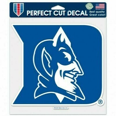 Duke Blue Devils 8" x 8" Perfect Cut Color Decal