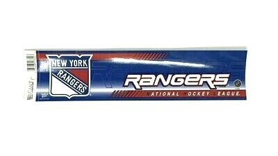 New York Rangers 3" x 12" Bumper Sticker