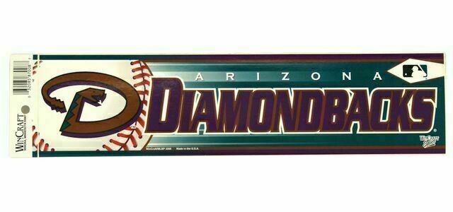 Arizona Diamondbacks 3" x 12" Bumper Sticker