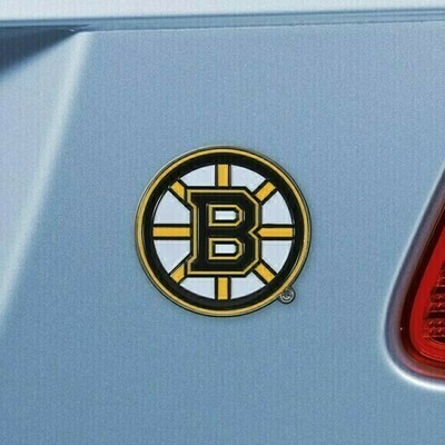 Boston Bruins 3-D Metal Auto Emblem