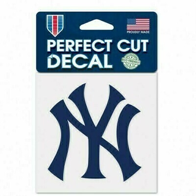 New York Yankees 4" x 4" Perfect Cut Color Decal