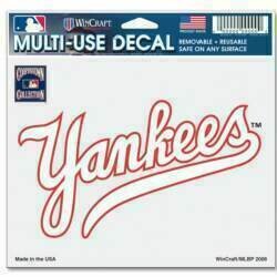 New York Yankees Stencil 4.5" x 5.75" Ultra Decal