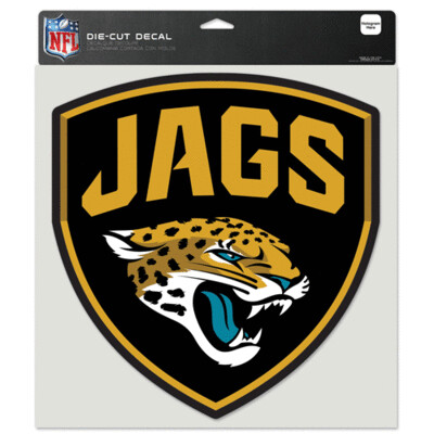 Jacksonville Jaguars 8" x 8" Perfect Cut Color Decal