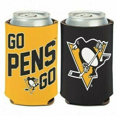 Pittsburgh Penguins Go Pens Go 12 Ounce Can Cooler Koozie