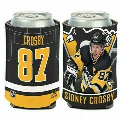 Pittsburgh Penguins Sidney Crosby 12 Ounce Can Cooler Koozie