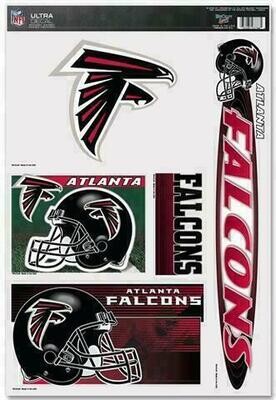 Atlanta Falcons 11" x 17" Ultra 5 Piece Decal