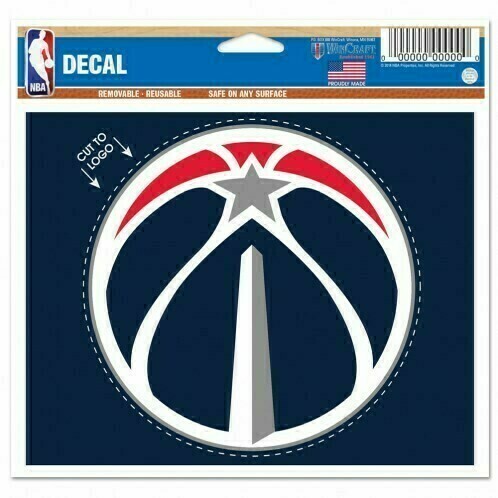 Washington Wizards 4.5" x 5.75" Multi-Use Decal Cut to Logo