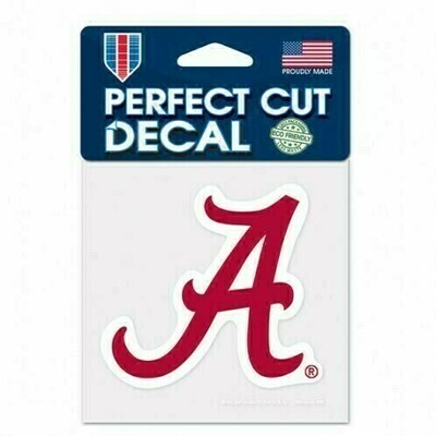 Alabama Crimson Tide 4" x 4" Perfect Cut Color Decal