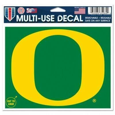 Oregon Ducks 4.5" x 5.75" Multi-Use Decal Cut to Logo