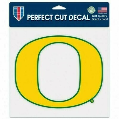 Oregon Ducks 8" x 8" Perfect Cut Color Decal