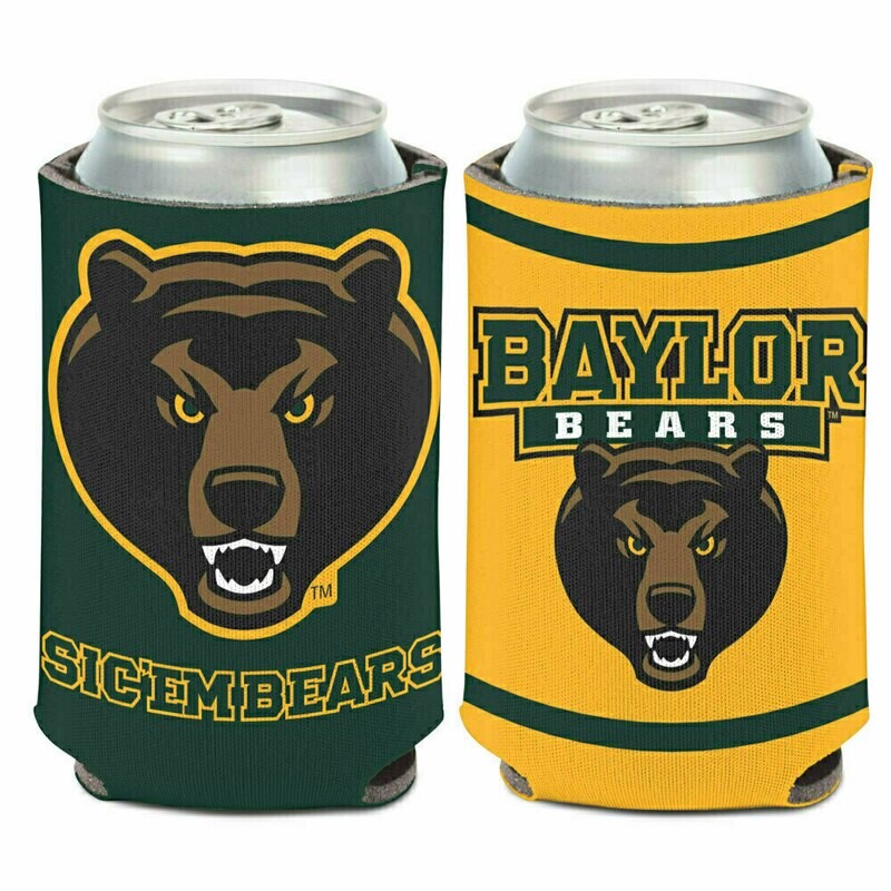 Baylor Bears 12 Ounce Can Cooler Koozie