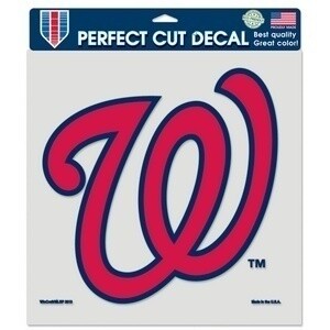 Washington Nationals Logo 8" x 8" Perfect Cut Color Decal