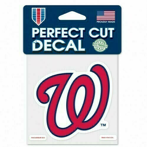 Washington Nationals Logo 4" x 4" Perfect Cut Color Decal