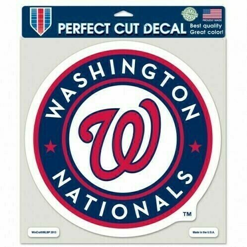 Washington Nationals 8" x 8" Perfect Cut Color Decal