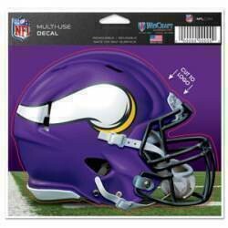 Minnesota Vikings Helmet 4.5" x 5.75" Multi-Use Decal Cut to Logo