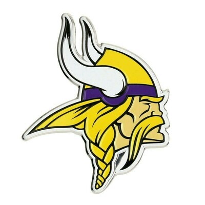 Minnesota Vikings 3.25" x 3.25" Automotive Team Emblem