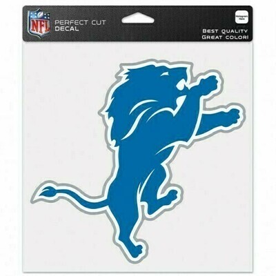 Detroit Lions 8" x 8" Perfect Cut Color Decal