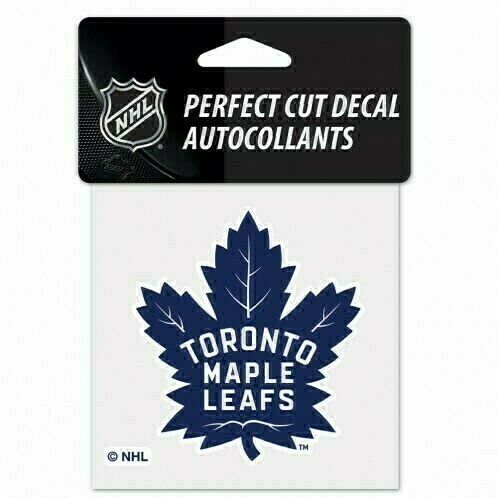 Toronto Maple Leafs 4" x 4" Perfect Cut Color Decal
