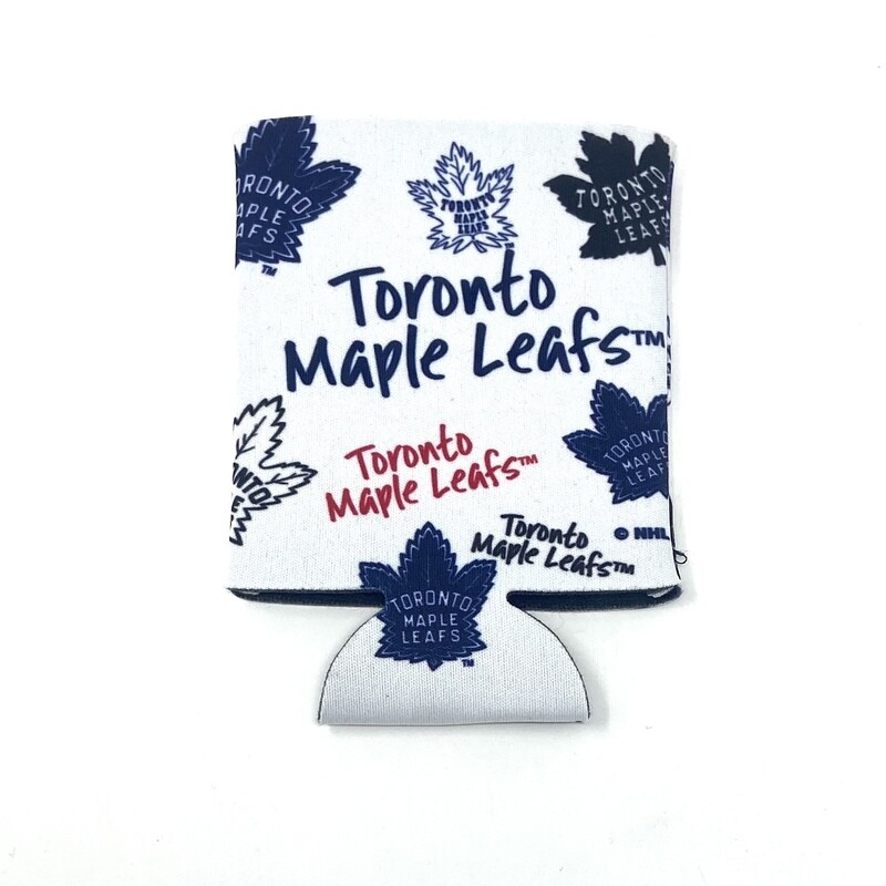 Toronto Maple Leafs Scattered 12 Ounce Can Cooler Koozie