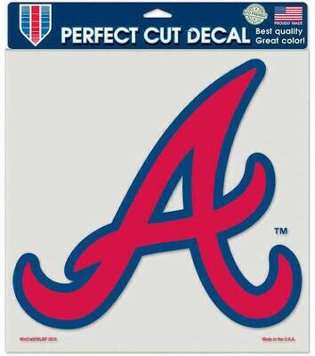 Atlanta Braves 8" x 8" Perfect Cut Decal