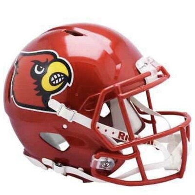 Louisville Cardinals Riddell Flash Alternate Revolution Speed Mini Football Helmet