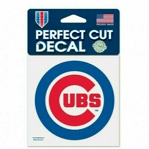 Chicago Cubs Logo 4" x 4" Perfect Cut Color Decal