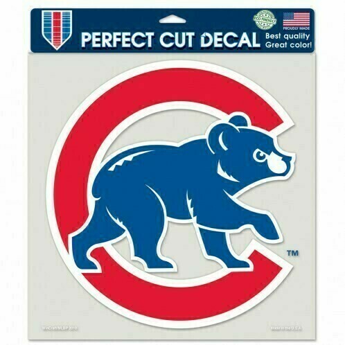 Chicago Cubs 8" x 8" Perfect Cut Color Decal