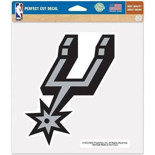 San Antonio Spurs 8" x 8" Perfect Cut Color Decal