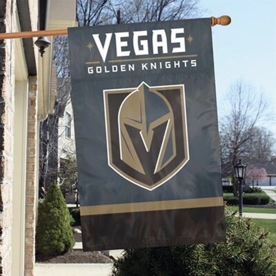 Vegas Golden Knights 28" x 44" Vertical Embroidered 2 Sided Flag