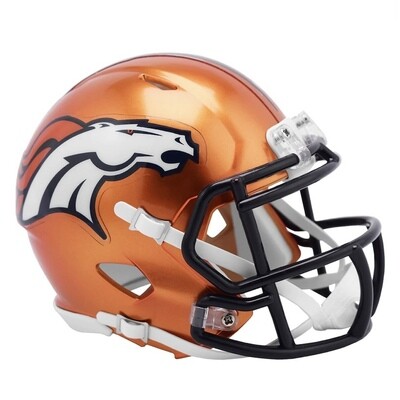 Denver Broncos Riddell Flash Alternate Revolution Speed Mini Football Helmet