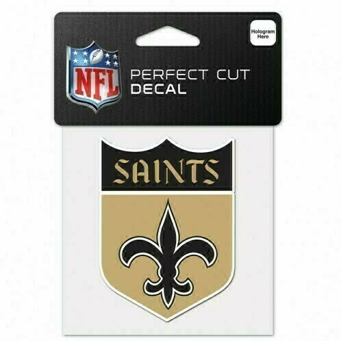 New Orleans Saints Retro 4" x 4" Perfect Cut Color Decal