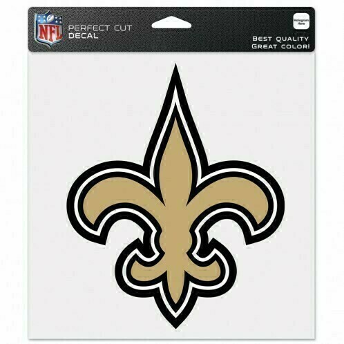 New Orleans Saints 8" x 8" Perfect Cut Color Decal