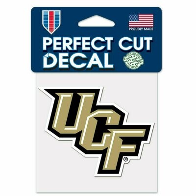 UCF Golden Knights 4" x 4" Perfect Cut Color Decal