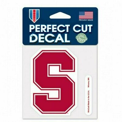 Stanford Cardinal 4" x 4" Perfect Cut Color Decal