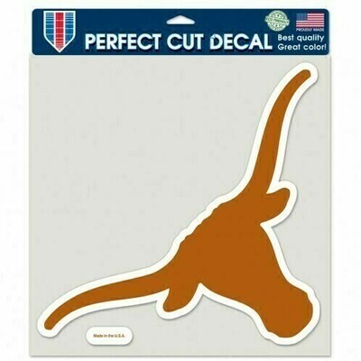 Texas Longhorns 8" x 8" Perfect Cut Color Decal