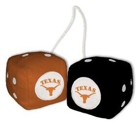 Texas Longhorns Fuzzy Dice