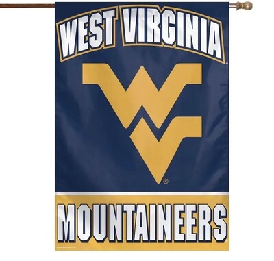 West Virginia Mountaineers 28" x 40" Vertical House Flag