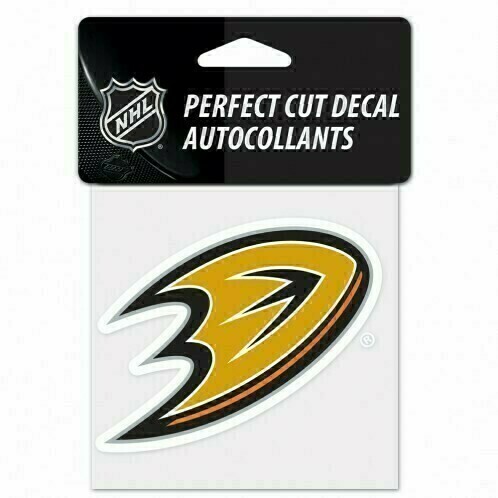 Anaheim Ducks 4" x 4" Perfect Cut Color Decal