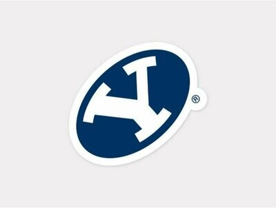 BYU Cougars 4" x 4" Perfect Cut Color Decal