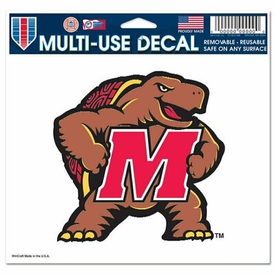 Maryland Terrapins 4.5" x 5.75" Multi-Use Decal